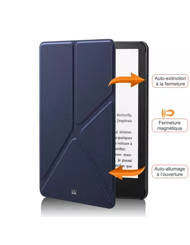 Amazon Kindle Paperwhite 6,8" (2021 - 11ème Gén) Etui Cuir Origami ...