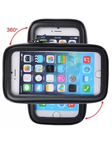 Support pour smartphone universel moto, vélo, vtt sur guidon (barre...