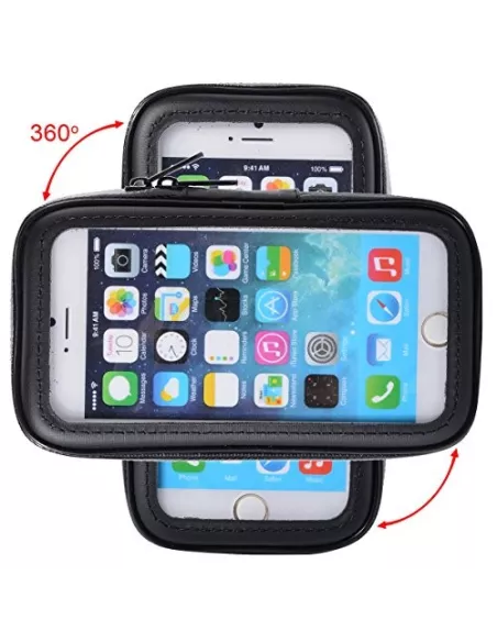 Support pour smartphone universel moto, vélo, vtt sur guidon (barre...