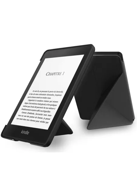 Amazon Kindle 6" (10ème Gén) Etui Cuir Origami - Bordeaux | Ibroz