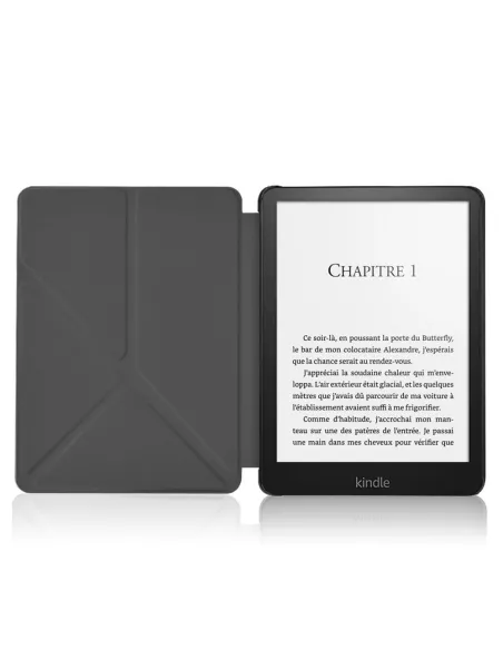 Amazon Kindle 6" (10ème Gén) Etui Cuir Origami - Bordeaux | Ibroz