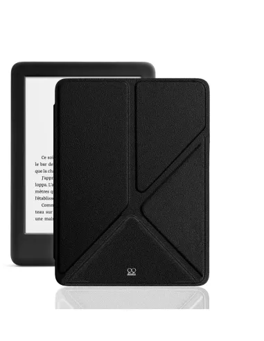 Amazon Kindle 6" (10th Gen) Origami Leather Case - Black | Ibroz