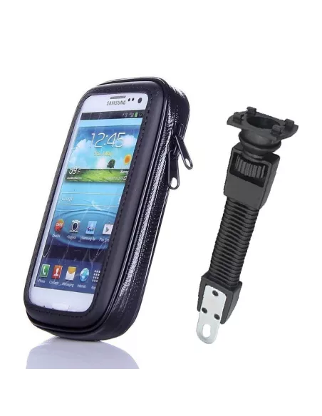 Support universel Flexible pour smartphone sur rétroviseur moto, vé...