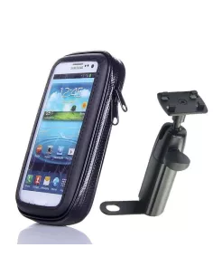 Support pour smartphone sur rétroviseur universel pour moto, vélo, ...