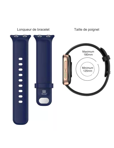 Bracelet sport Oppo Watch - Bleu marine | Ibroz