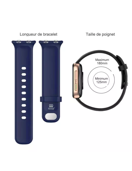 Bracelet sport Oppo Watch - Bleu marine | Ibroz