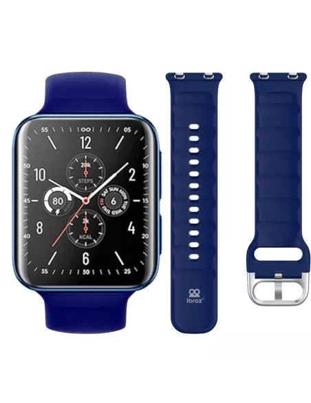 Bracelet sport Oppo Watch 2 - Bleu marine | Ibroz