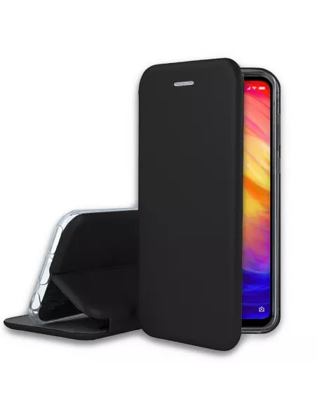 Xiaomi Redmi Note 7 Etui Cuir Folio CLAM | Ibroz