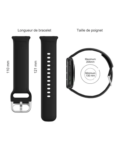 Bracelet sport Oppo Watch 2 - Noir | Ibroz