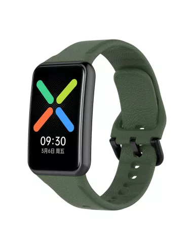 Bracelet sport Oppo Watch Free - Vert militaire (kaki) | Ibroz