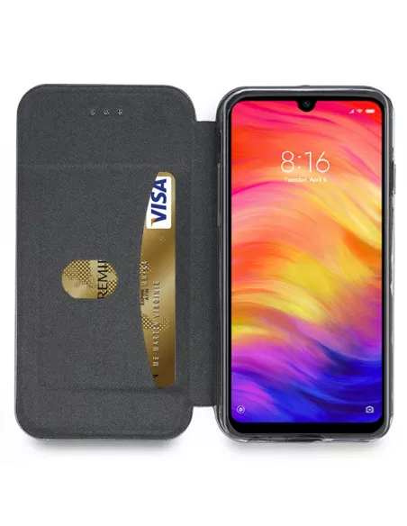 Xiaomi Redmi Note 7 Leather Case Folio CLAM | Ibroz
