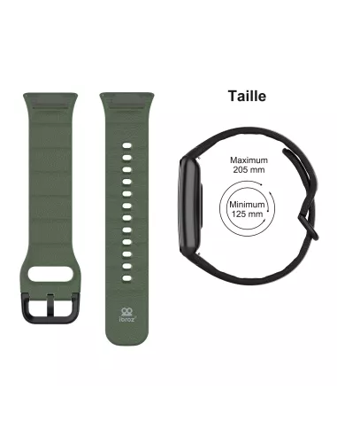 Bracelet sport Oppo Watch Free - Vert militaire (kaki) | Ibroz