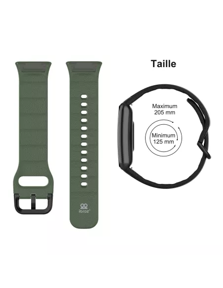 Bracelet sport Oppo Watch Free - Vert militaire (kaki) | Ibroz