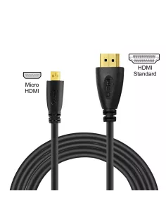 Câble Micro HDMI vers HDMI 4K standard - Diffusion video vers TV-pr...