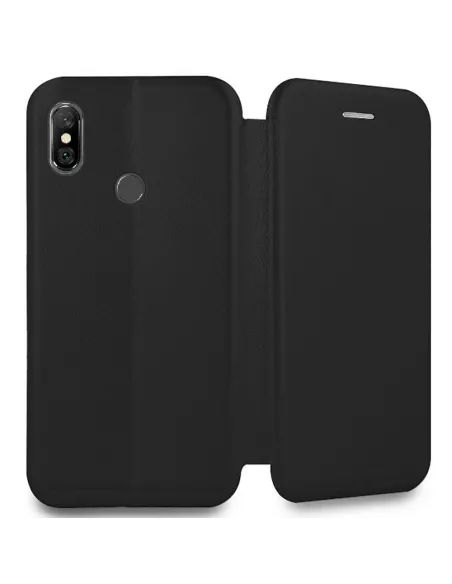 Xiaomi Redmi Note 6 Etui Cuir Folio CLAM | Ibroz