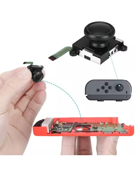 Kit de réparation Joystick 3D pour manettes Joy-con Nintendo Switch...