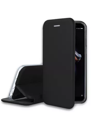 Xiaomi Redmi Note 5 Etui Cuir Folio CLAM | Ibroz