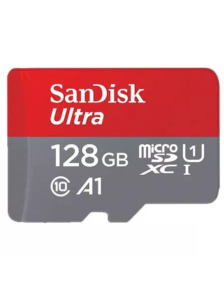SanDisk 128GB MicroSD XC Ultra Memory Card + SDe 10 Adapter, ...