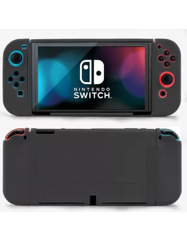 Coque LSR Silicone Soft Touch Nintendo Switch OLED - Noire | Ibroz