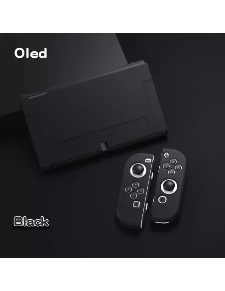 Coque LSR Silicone Soft Touch Nintendo Switch OLED - Noire | Ibroz