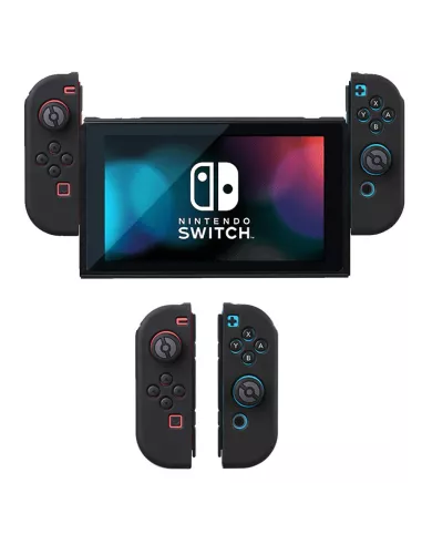 LSR Silicone Soft Touch Nintendo Switch OLED Case - Black | Ibroz