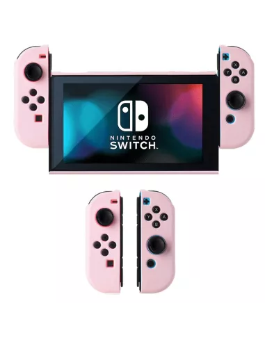 LSR Silicone Soft Touch Nintendo Switch OLED Case - Pink | Ibroz