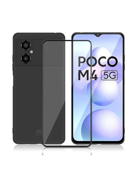 Xiaomi Poco M4 (5G) Coque LSR Liquid Silicone + Protection écran en...