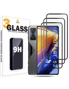 Set of 3 Xiaomi Poco F4 GT tempered glass screen protectors 5...