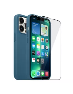Apple iPhone 13 Pro Liquid Silicone Case + 9H Tempered Glass (5D) - ... 2