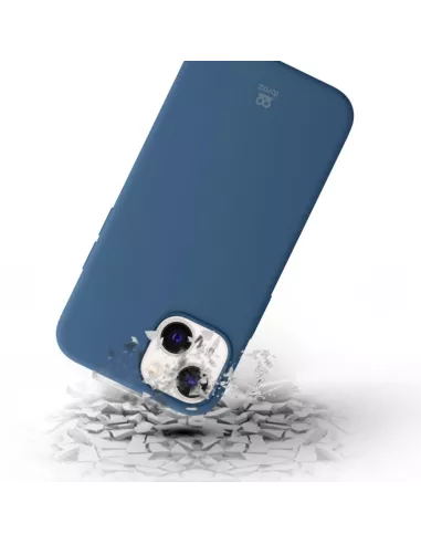 Apple iPhone 13 Mini Coque Liquid Silicone + Verre Trempé 9H (5D) -...