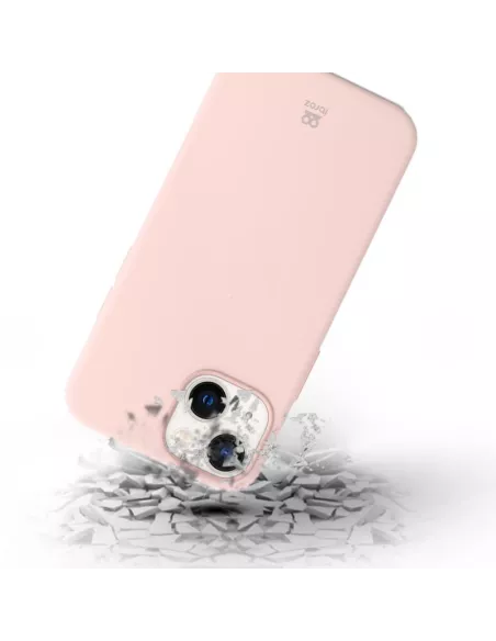 Apple iPhone 13 Mini Coque Liquid Silicone + Verre Trempé 9H (5D) -...