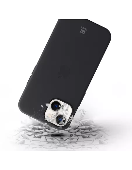 Apple iPhone 13 Mini Coque Liquid Silicone + Verre Trempé 9H (5D) -...