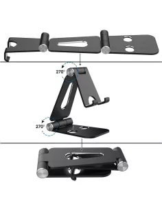 Mini Support Stand Universel Pliable Smartphone pour bureau, table ... 2