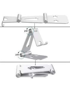 Mini Support Stand Universel Pliable Smartphone pour bureau, table ... 2