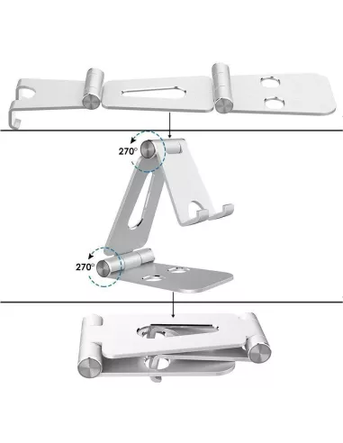 Mini Universal Foldable Smartphone Stand for desk, table ...