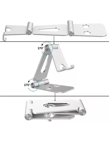 Mini Universal Foldable Smartphone Stand for desk, table ...