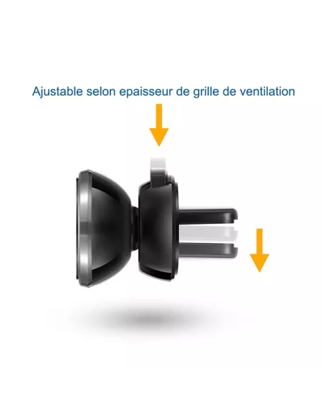 Support Auto pour Smartphone & Mobile magnétique pour grille d'aéra...
