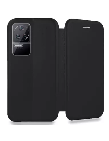 Xiaomi Poco F4 (5G) Etui Cuir Folio Clam - Noir | Ibroz