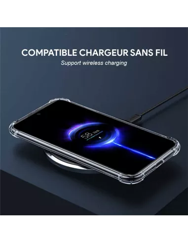 Xiaomi Poco F4 (5G) Pack Coque antichocs + Protection Ecran 9H - Tr...