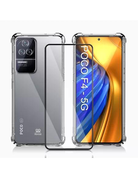 Xiaomi Poco F4 (5G) Pack Coque antichocs + Protection Ecran 9H - Tr...