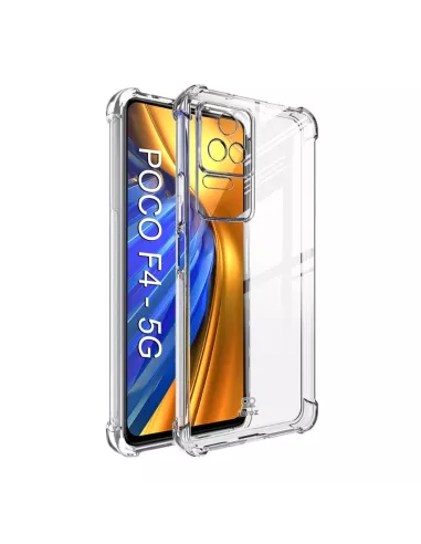 Xiaomi Poco F4 (5G) Shockproof Case + 9H Screen Protector Pack - Tr...