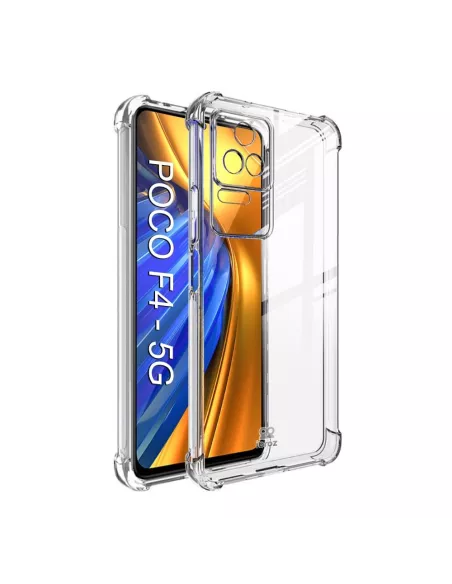 Xiaomi Poco F4 (5G) Pack Coque antichocs + Protection Ecran 9H - Tr...
