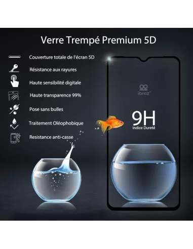 Xiaomi Poco F4 (5G) Pack Coque antichocs + Protection Ecran 9H - Tr...