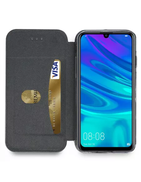 Huawei PSmart (2019) Etui Cuir Folio CLAM | Ibroz
