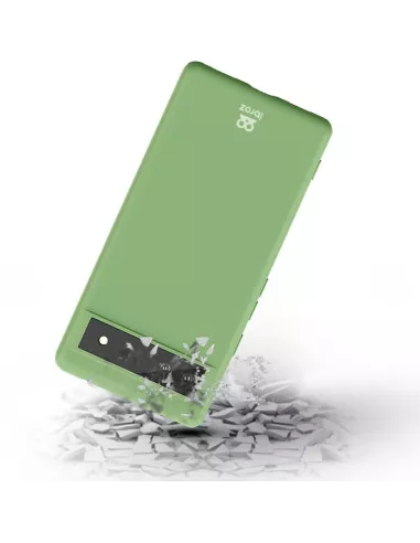 Google Pixel 6A Coque LSR Liquid Silicone - Vert Sauge | Ibroz