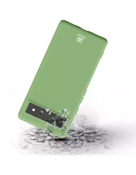 Google Pixel 6A Coque LSR Liquid Silicone - Vert Sauge | Ibroz