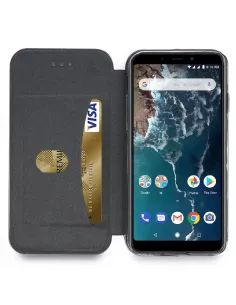 Xiaomi Mi A2 Lite Leather Case Folio CLAM | Ibroz 2