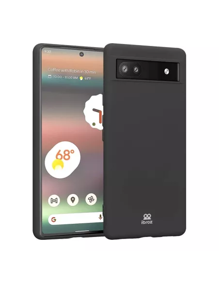 Google Pixel 6A Coque LSR Liquid Silicone - Noir | Ibroz