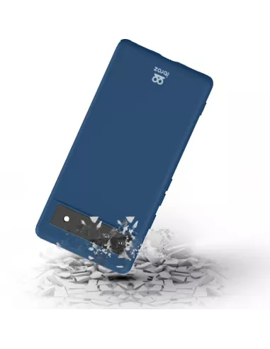 Google Pixel 6A Coque LSR Liquid Silicone - Bleu Cosmos | Ibroz