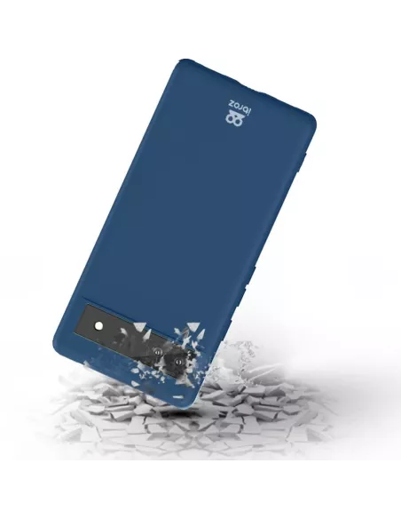 Google Pixel 6A Coque LSR Liquid Silicone - Bleu Cosmos | Ibroz
